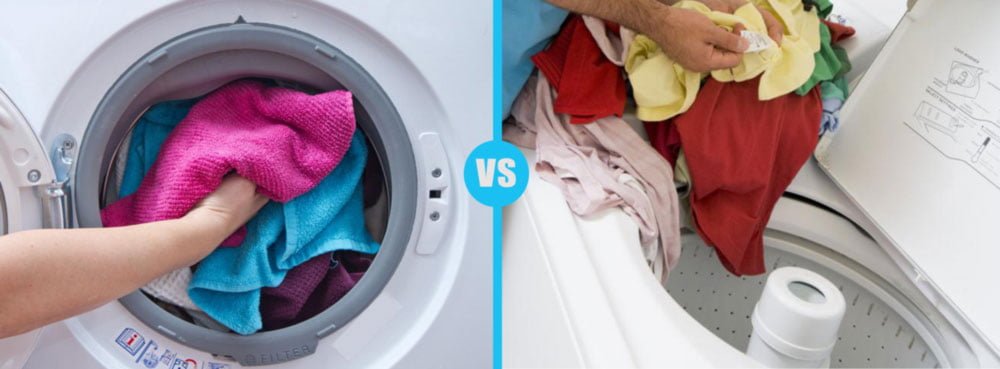 Top loader vs front loader washing machine